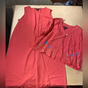 Montee Collection Sleeveless Dress with Marching Jacket 24W (BB)